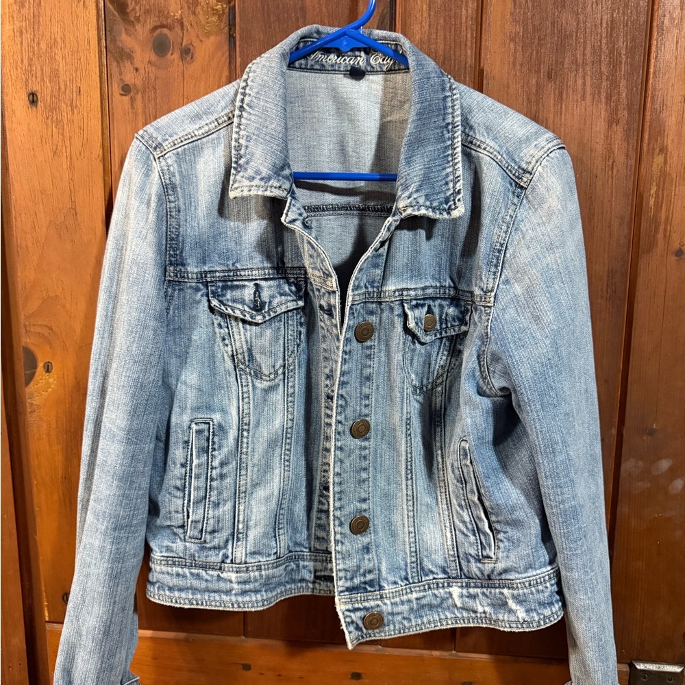 American Eagle Outfitters Light Blue Jean Jacket